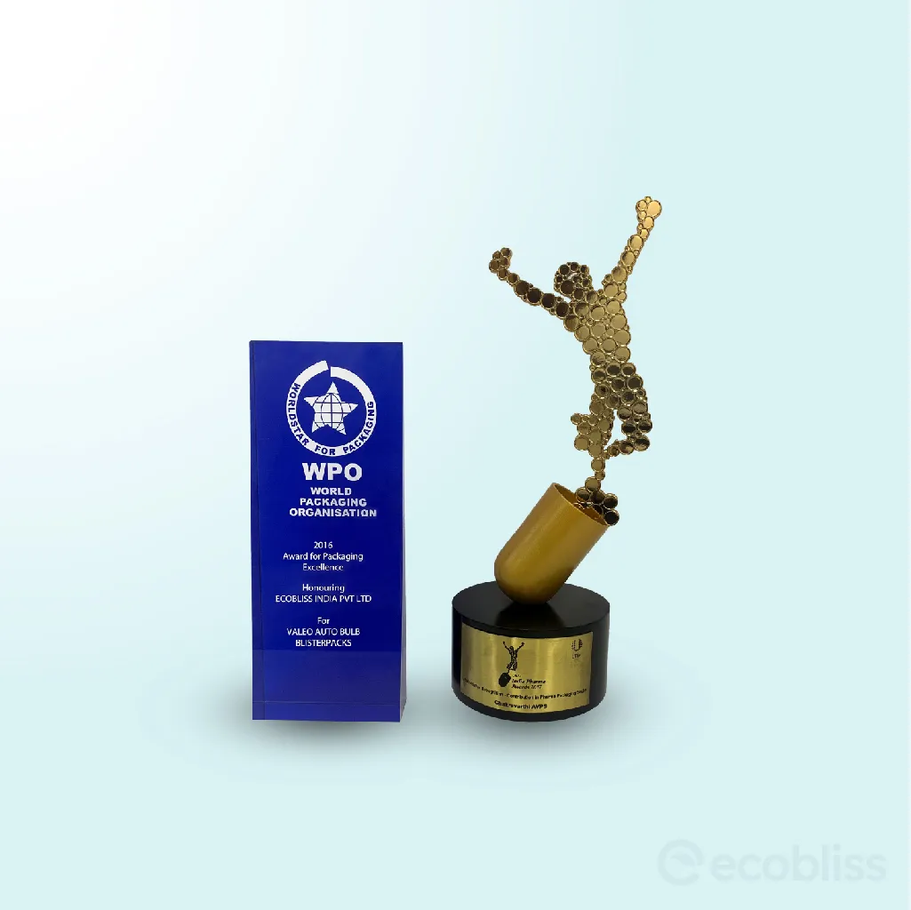 Ecobliss WPO 2015 Packaging Excellence Award for Value Auto Bulb Blisterpack