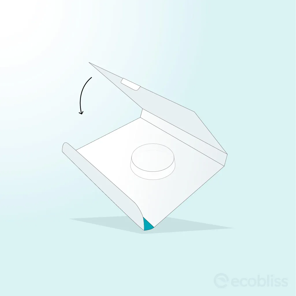 Multi‑panel cold‑seal blister card icon.