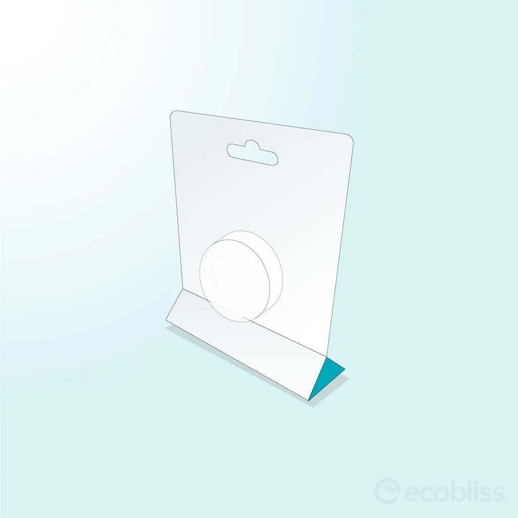 Freestanding cold‑seal blister pack icon.