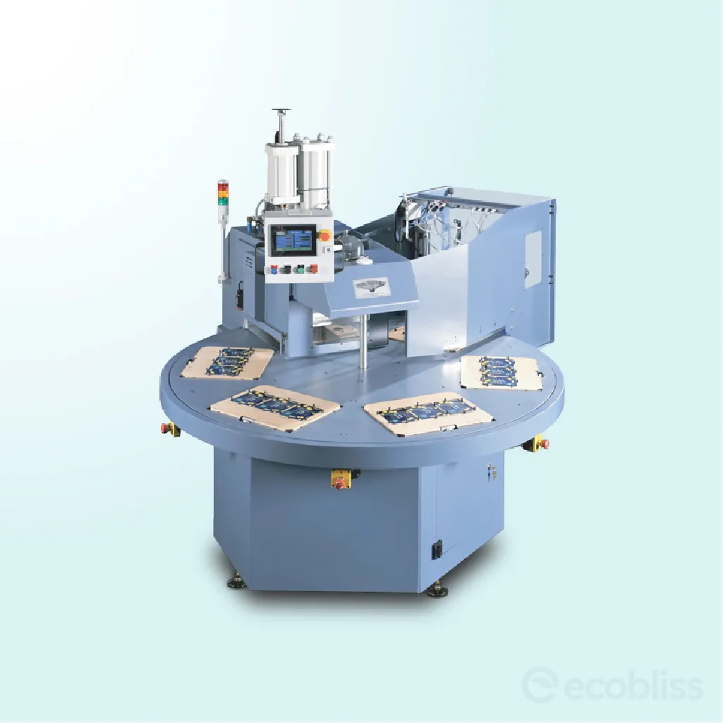 Cold‑seal blister packaging machine — automated rotary sealing system by Ecobliss India.