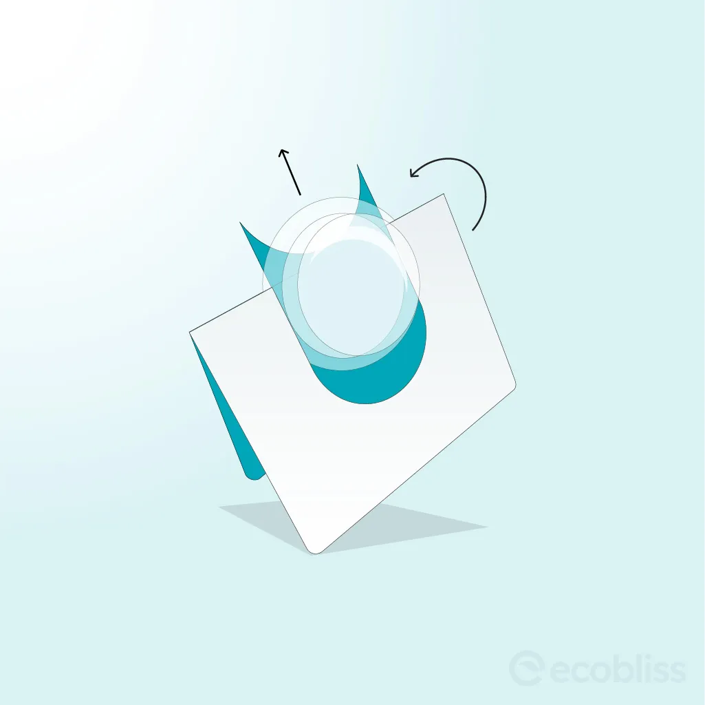 Easy‑opening cold‑seal blister packaging icon.